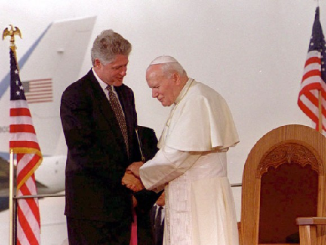 President Clinton Refused to Take Pope John Paul II Phone Call