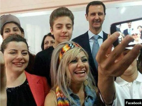 Bashar al-Assad Takes Selfie En Route to Vote in Syrian Presidential Election
