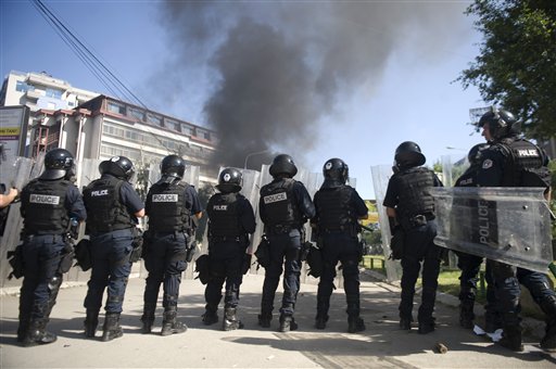 Kosovo Police Clash with Protesters in Tense North