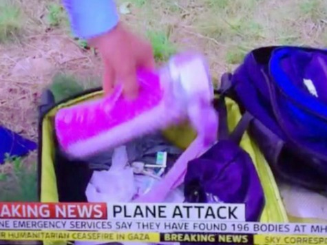 Sky News Reporter Under Fire for Sifting Through MH17 Luggage