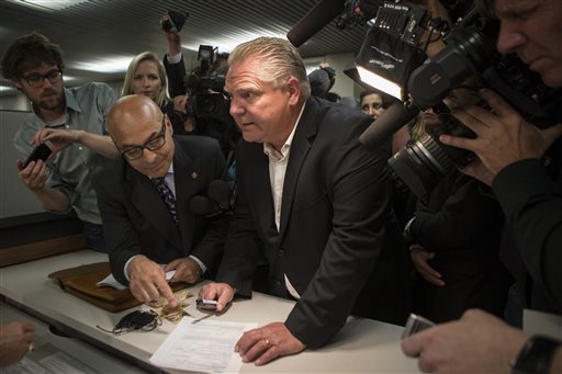 Toronto Mayor Rob Ford Withdraws Re-Election Bid