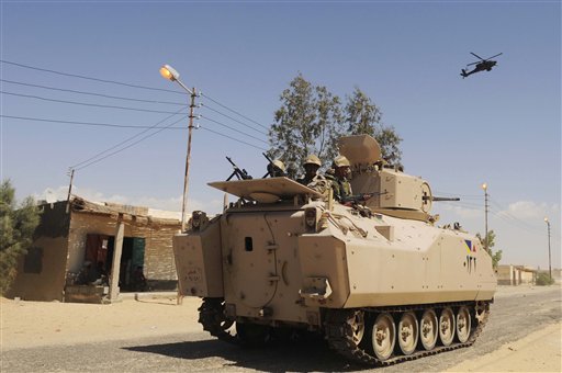 Roadside Bomb Kills 6 Policemen in Egypt's Sinai