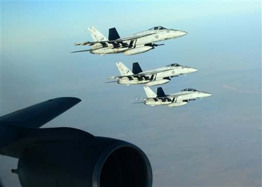 US-Led Strikes Hit ISIS Oil Areas for Second Day