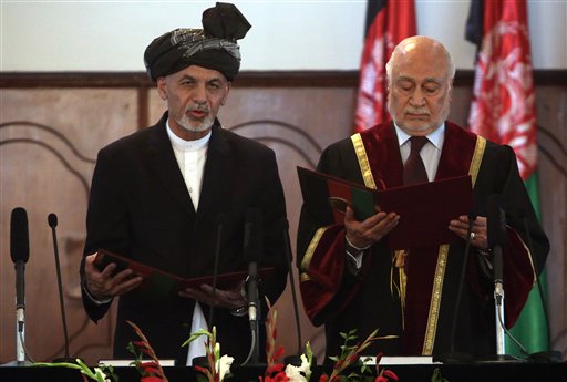 Afghan President Sworn In, Paving Way for US Pact