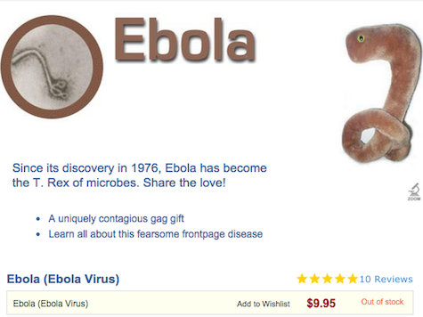 Ebola Plush Toy Becomes Sell-Out 'Hot Commodity' for Educational Toy Company