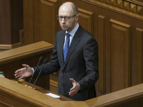 Ukrainian PM Yatsenyuk Promises Regions More Local Power