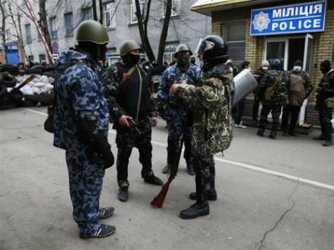 Police Station in Kramatorsk, Ukraine Captured by Pro-Russian Forces