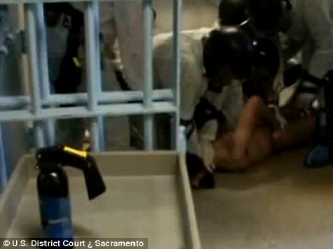 Mentally Ill Prison Inmates Writhe in Pain from Pepper Spray Abuse