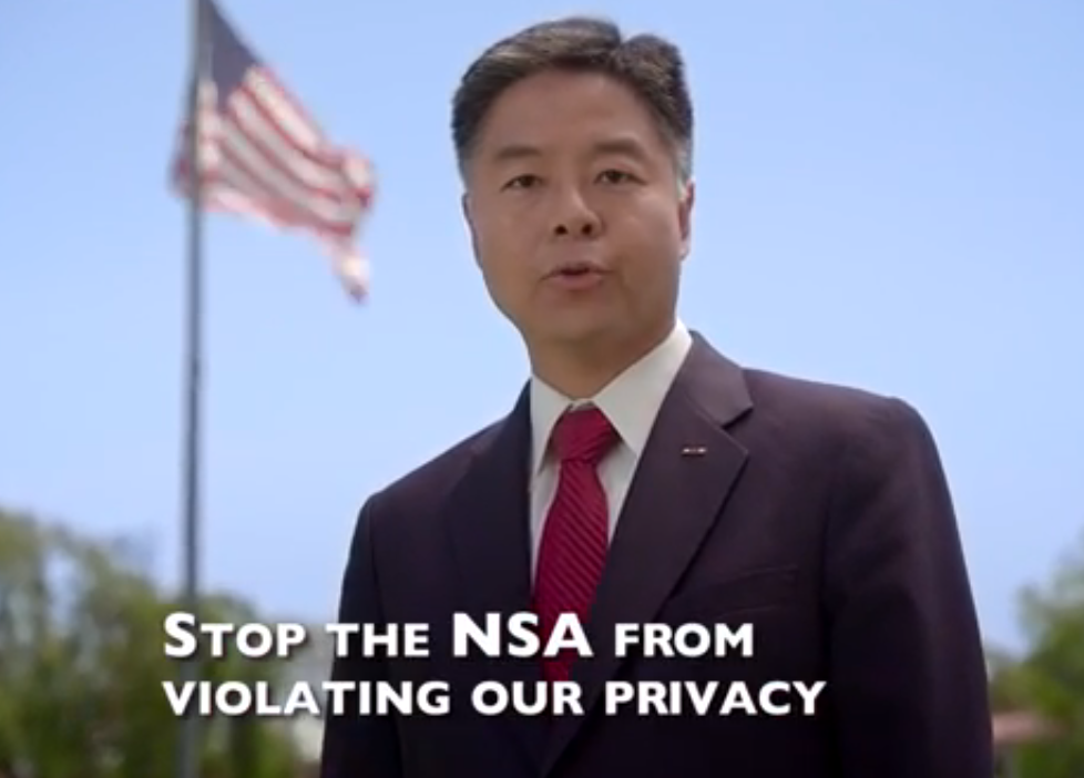 Lieu Campaign Launches First TV Ad, Slams NSA