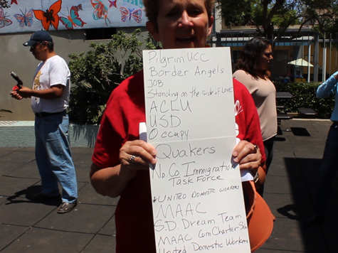 Occupy Protester on Illegal Immigrants: 'We Need to Take Care of Those Children'