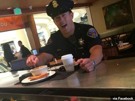 'Hot Cop of Castro' in SF's Gay Castro District Distracted by Crowds of Admirers
