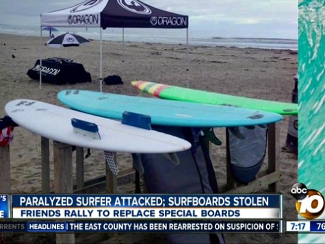 Custom Surfboards Stolen from Disabled Surf Instructor, Outpouring of Support Follows