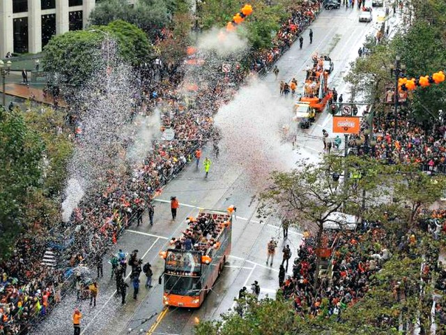 San Francisco Gets Giant 'High' Off World Series Victory