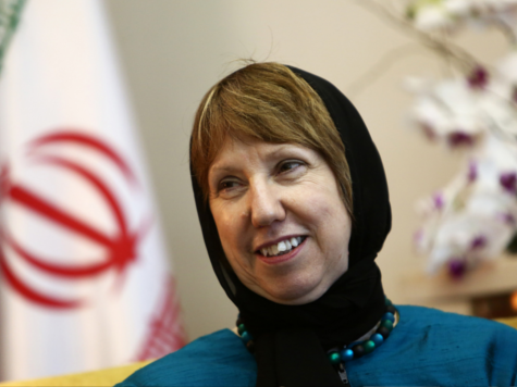 EU Foreign Affairs Chief Denies Being 'Forced' To Wear Hijab to Iran Meetings