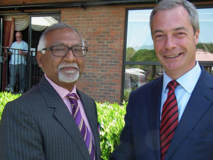 EXCLUSIVE: Farage Won't Contest Newark By-Election, UKIP Sources Tip Amjad Bashir