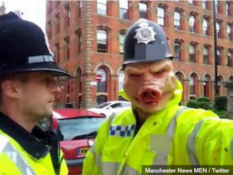 Man Wearing Pig Mask Arrested for Impersonating a Police Officer