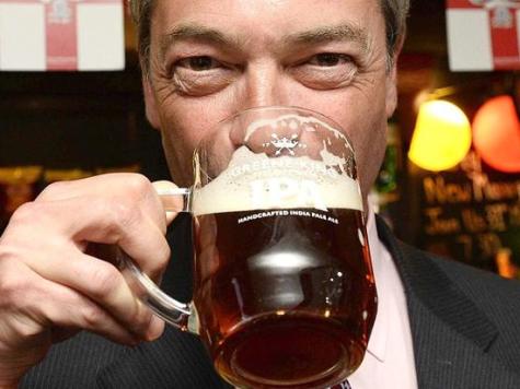 Farage: 'We Pose A Threat To The Entire Political Class, And I'll Drink To That'