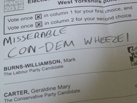Evidence People Spoil Ballots When No UKIP Candidate Stands