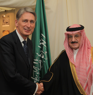 Saudi Crown Prince Meets British Defense Secretary