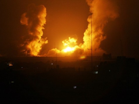 Israeli Jets Strike 34 Targets in Gaza Strip in Retaliation for Hamas Rocket Attacks