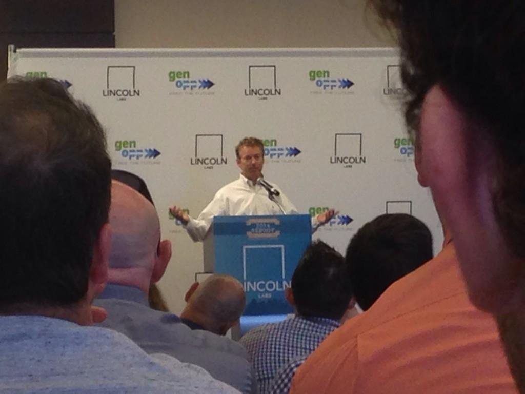 Rand Paul at Reboot Conference: Idiots and Trolls in Washington Can't Out Think the Market