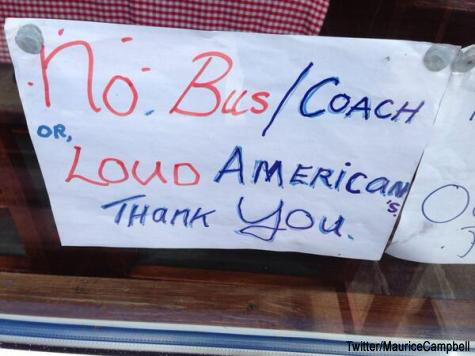 Irish Pub Sparks Backlash after Putting Up 'No Loud Americans' Sign