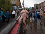 Chicken Flesh Gimp Suit Man Bemuses London's Bankers