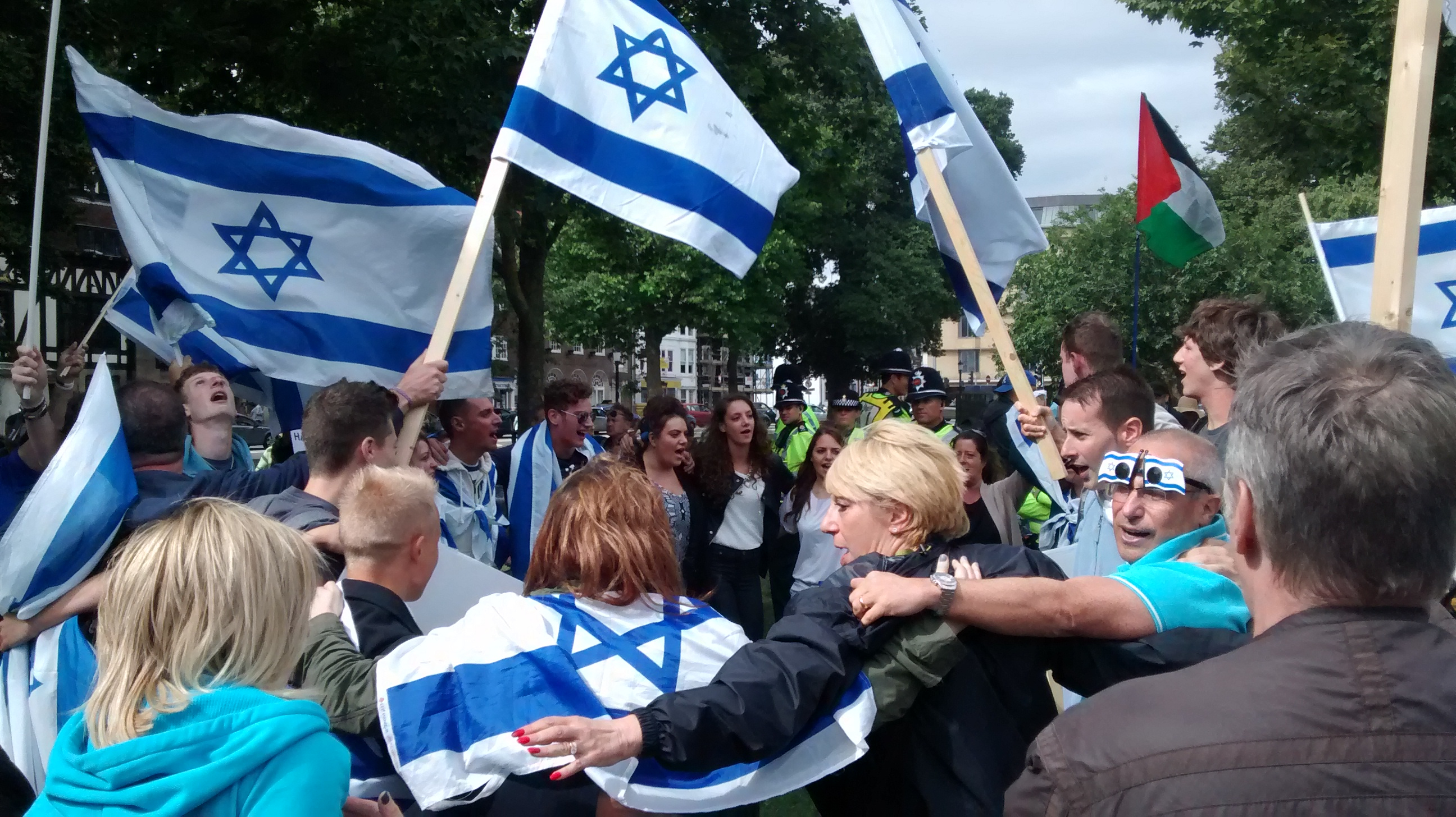UK's Pro-Israel Protests: Jews Turn Against Jews as 1000 Rally in Brighton