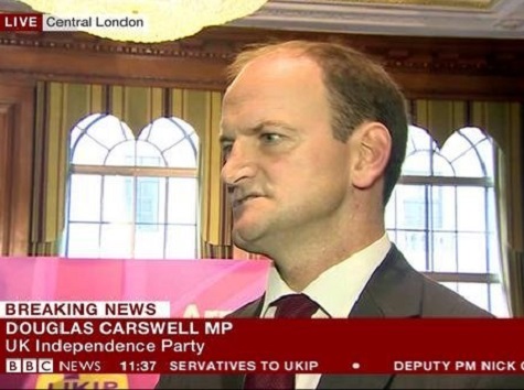 Douglas Carswell's Defection Sends Shockwaves And Not Just Through Westminster