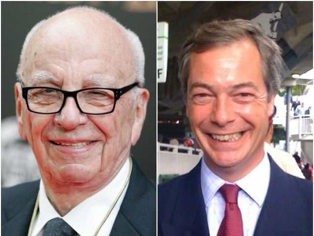 EXCLUSIVE: Farage and Murdoch In Private Meeting In New York City