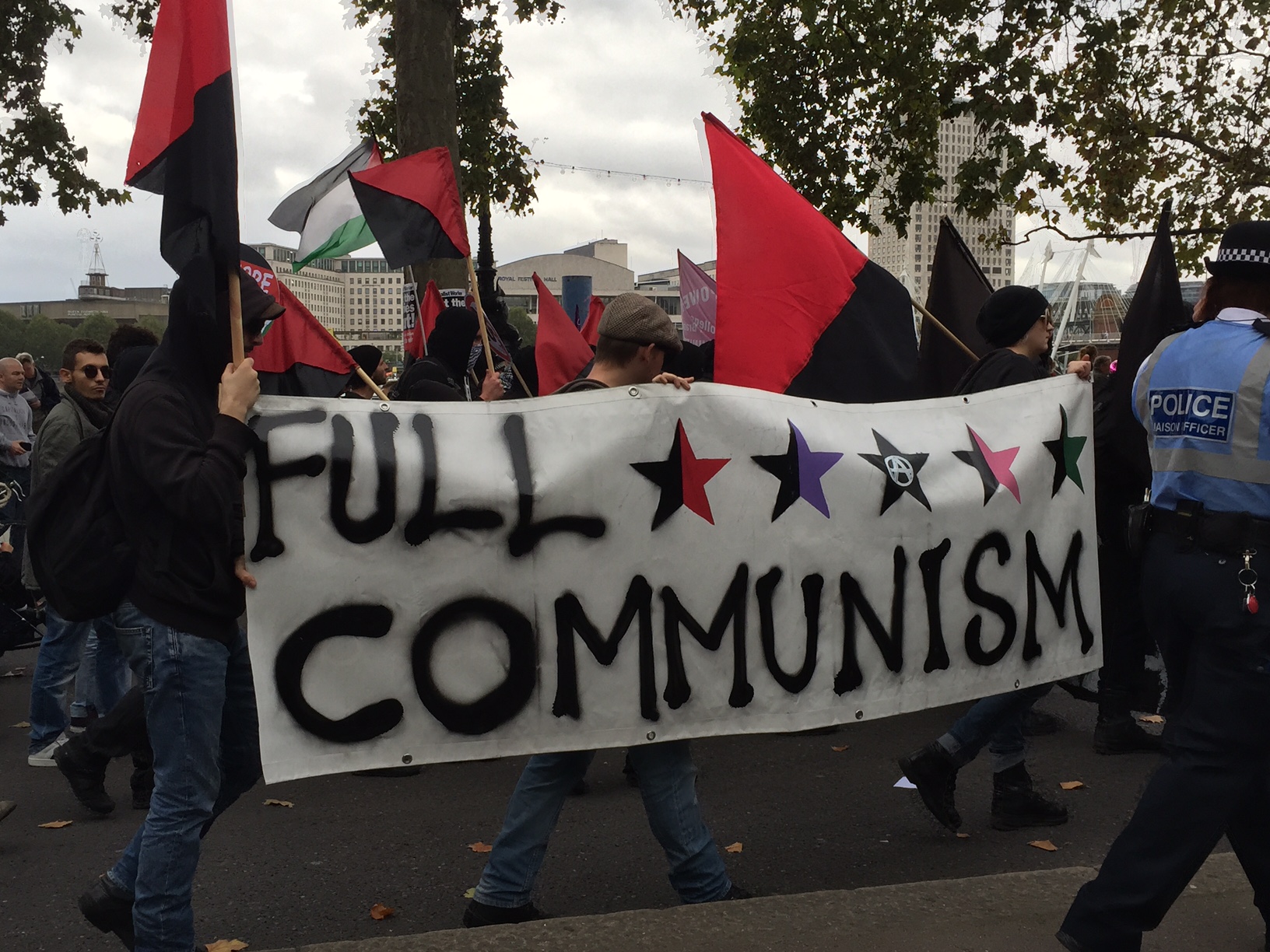 IN PICTURES: Communists and Socialists Parade Through London Streets