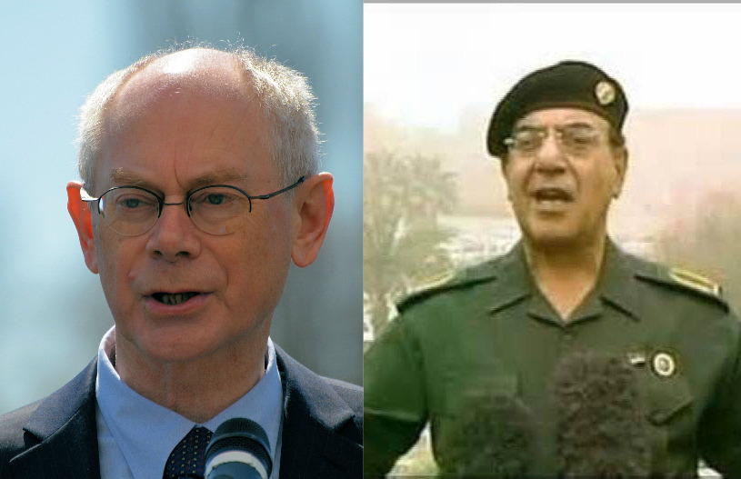 MEP Compares Herman Van Rompuy to Saddam Hussein's Propaganda Minister