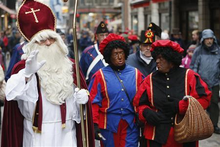 60 Arrests in Protests over Blacked-Up Christmas Character in Netherlands