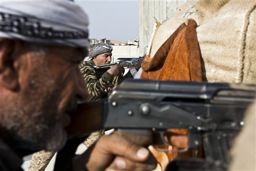 Islamic State Group Attacks Kobani from Turkey