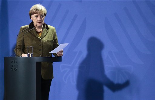 Merkel presses France and Italy on Economy