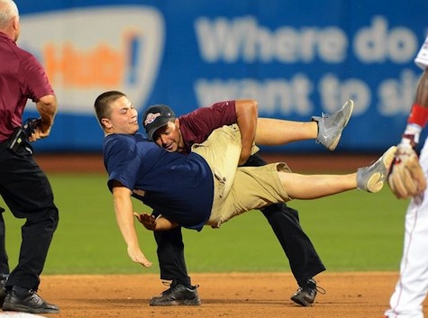 Fan Rushes Field in All-Star Game Twitter Stunt
