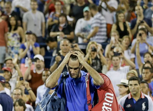 US Open: Federer Ousted
