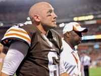 Browns QB Hoyer's Season Ended by Knee Injury