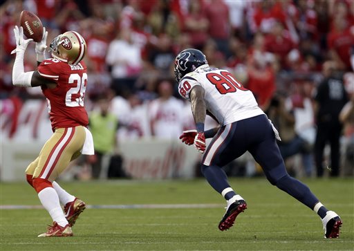 49ers Pound Schaub, Texans in Lopsided Win