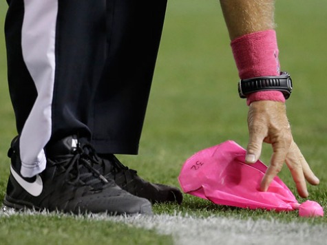 NFL Won't Use Pink Penalty Flags for Week 6