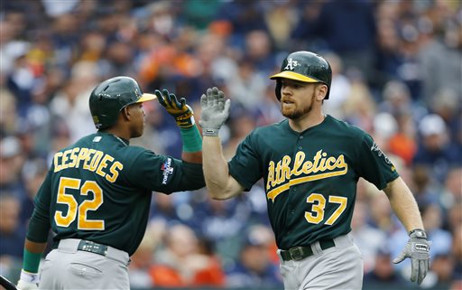 A's Top Tigers 6-3 for 2-1 ALDS Lead