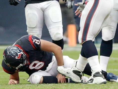 Texans Fans Cheer QB Matt Schaub Injury