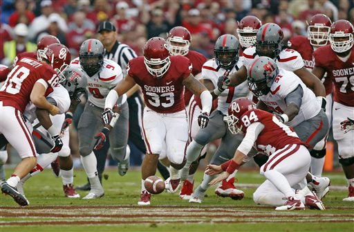 Oklahoma Hands No. 10 Texas Tech First Loss of Year