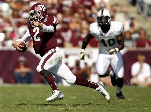 Johnny Football, No. 14 A&M Bounce Back Against Vandy