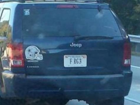Virginia DMV Investigating 'F RG3' License Plate