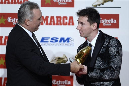 Messi Receives Golden Boot as Europe's Top Scorer