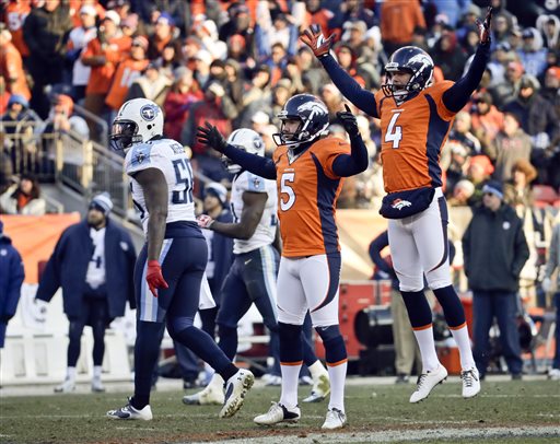 Broncos Kicker Sets NFL Record with 64-yd Field Goal