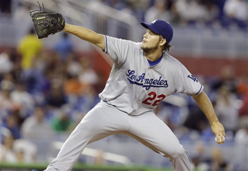 Kershaw, Dodgers Shut Out Marlins