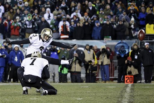 Saints March On, Win First Road Playoff Game over Eagles