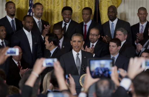 Obama Honors Miami Heat for 2nd Straight NBA Title